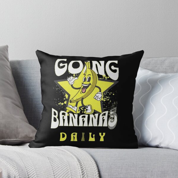 Item preview, Funny Going Bananas Daily Yellow Star Cartoon designed and sold by NoemiRiel.