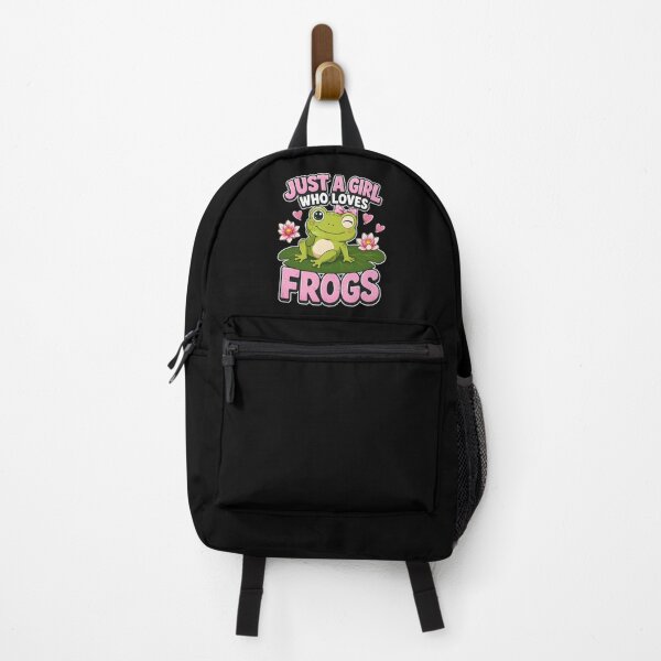 Item preview, Just A Girl Who Loves Frogs Cute Pink Frog Lover designed and sold by Aniverlia.