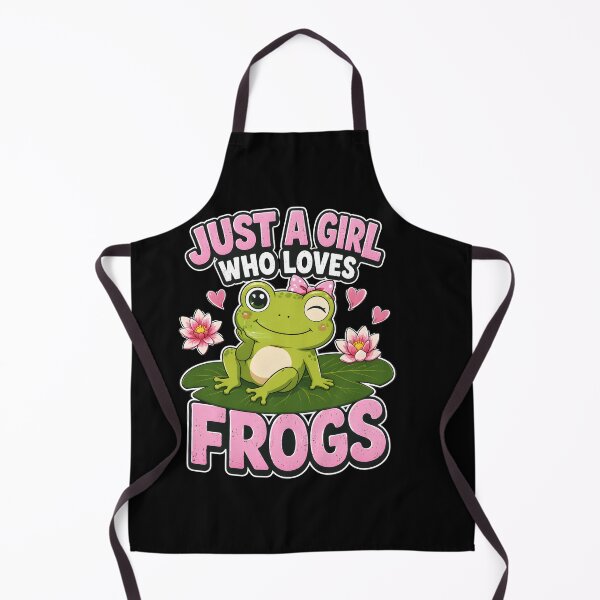 Item preview, Just A Girl Who Loves Frogs Cute Pink Frog Lover designed and sold by Aniverlia.