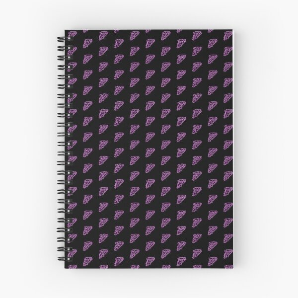 Item preview, Violet Doodle Pepperoni Pizza Slice Design designed and sold by pattern-archive.