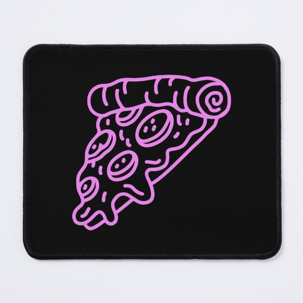Item preview, Violet Doodle Pepperoni Pizza Slice Design designed and sold by pattern-archive.