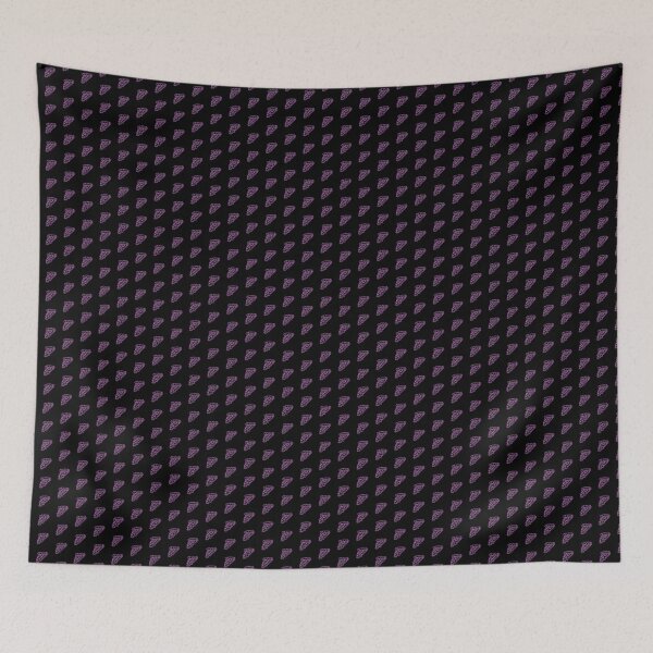 Item preview, Violet Doodle Pepperoni Pizza Slice Design designed and sold by pattern-archive.