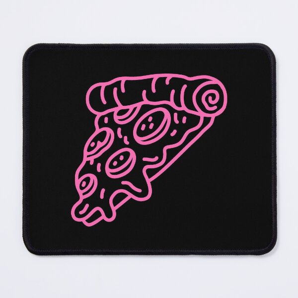 Item preview, Pink Doodle Pepperoni Pizza Slice Design designed and sold by pattern-archive.