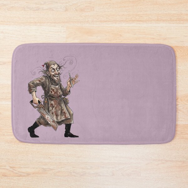 Item preview, The 300% Mortality Rate: Mad Victorian Barber Surgeon Art Print designed and sold by FreiherrPK.