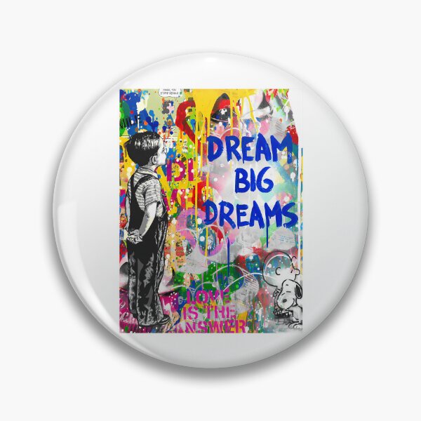 Item preview, Banksy Dream Big Dreams Pop Art designed and sold by emmons-ulrike.