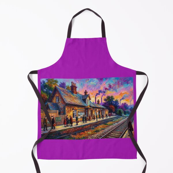 Item preview, Brockholes Railway Station, Huddersfield Art designed and sold by ArtworkNorth.