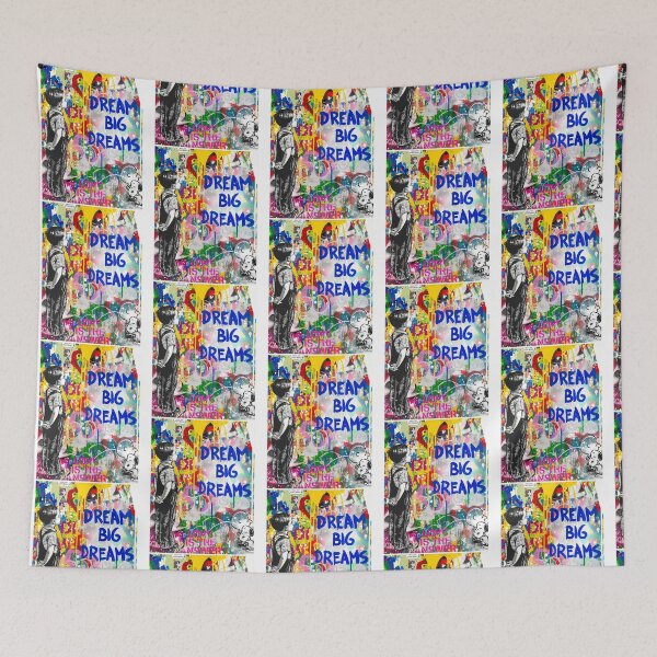 Item preview, Banksy Dream Big Dreams Pop Art designed and sold by emmons-ulrike.