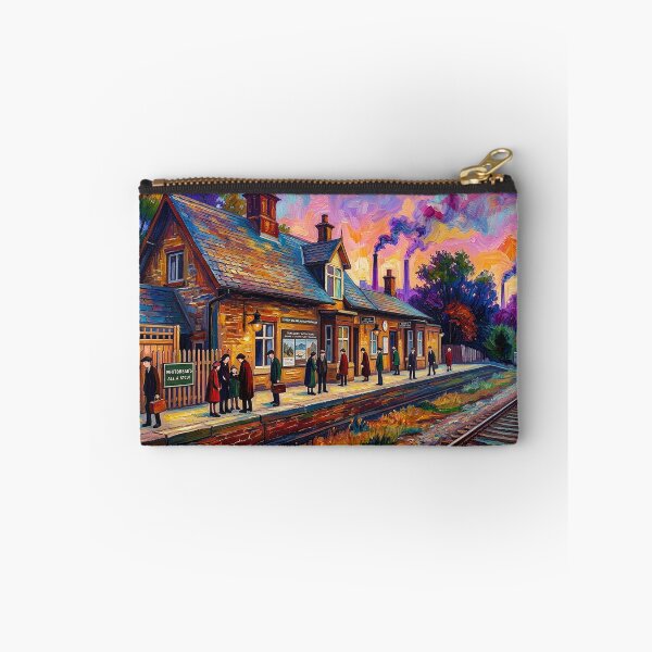 Item preview, Brockholes Railway Station, Huddersfield Art designed and sold by ArtworkNorth.