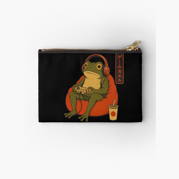 Item preview, Funny Frog Gamer Playing Video Games Japanese Gaming designed and sold by Aniverlia.