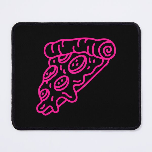 Item preview, Hot Pink Doodle Pepperoni Pizza Slice Design designed and sold by pattern-archive.