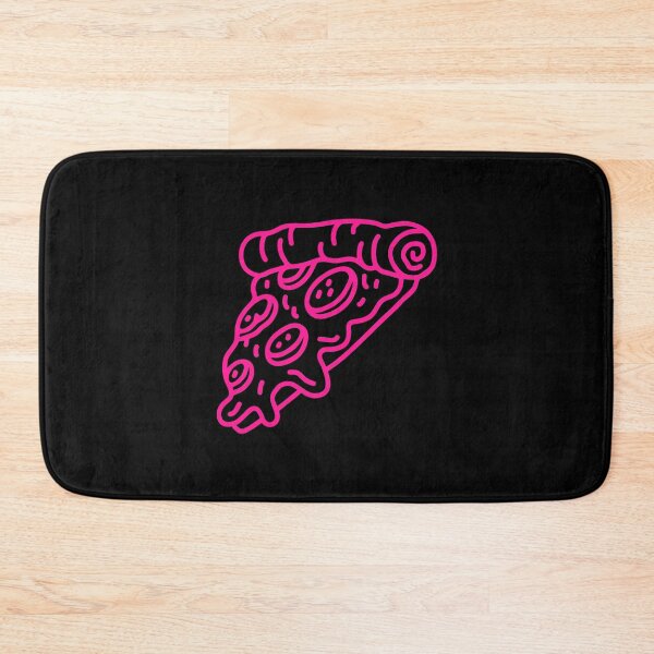Item preview, Hot Pink Doodle Pepperoni Pizza Slice Design designed and sold by pattern-archive.