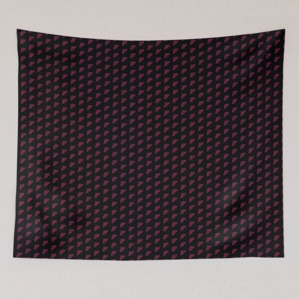 Item preview, Hot Pink Doodle Pepperoni Pizza Slice Design designed and sold by pattern-archive.