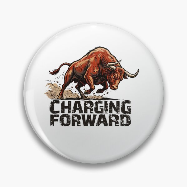 Item preview, Charging Bull Strength Moving Forward designed and sold by tollaru.