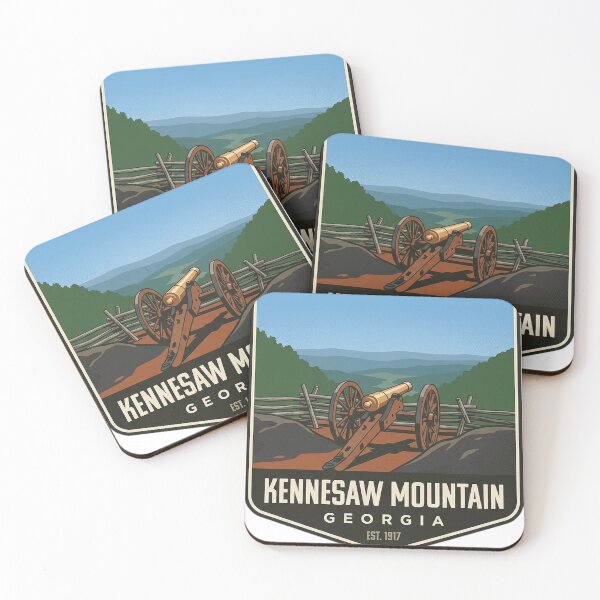 Item preview, Kennesaw Mountain Cannon Shield Badge Sticker designed and sold by DetourDgn.