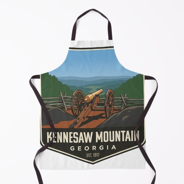 Item preview, Kennesaw Mountain Cannon Shield Badge Sticker designed and sold by DetourDgn.