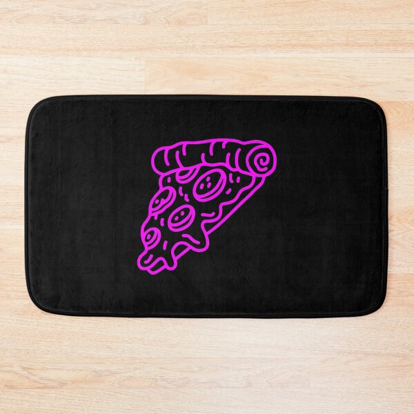 Item preview, Magenta Doodle Pepperoni Pizza Slice Design designed and sold by pattern-archive.