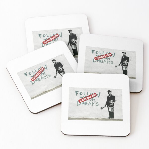Item preview, Banksy Follow Your Dreams Cancelled designed and sold by emmons-ulrike.
