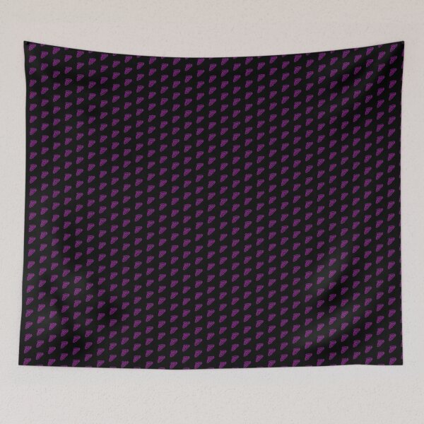 Item preview, Magenta Doodle Pepperoni Pizza Slice Design designed and sold by pattern-archive.