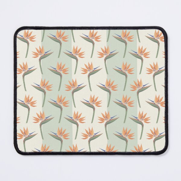 Item preview, Bird of Paradise Flowers – Tropical Botanical Split‑Background Seamless Pattern designed and sold by The Digital Compass.