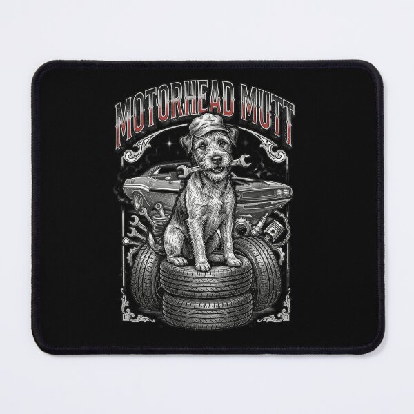 Item preview, Motorhead Mutt Funny Car Lover Dog designed and sold by FurRealStudioCo.