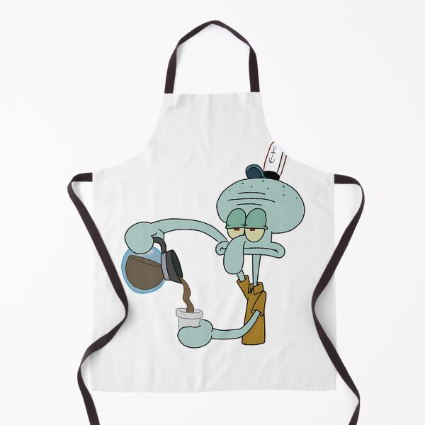 Item preview, Squidward Pouring Coffee Morning Mood  designed and sold by virelleelowen98.