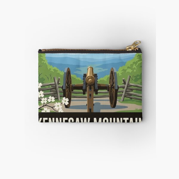 Item preview, Kennesaw Mountain Cannon Spring Dogwood Badge Sticker designed and sold by DetourDgn.