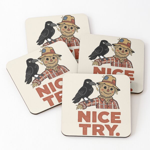 Item preview, Nice Try American Crow Scarecrow Funny Bird Art designed and sold by shifumart.