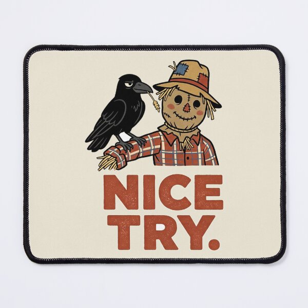Item preview, Nice Try American Crow Scarecrow Funny Bird Art designed and sold by shifumart.