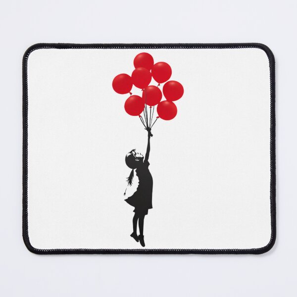 Item preview, Banksy Girl Balloon Red designed and sold by emmons-ulrike.