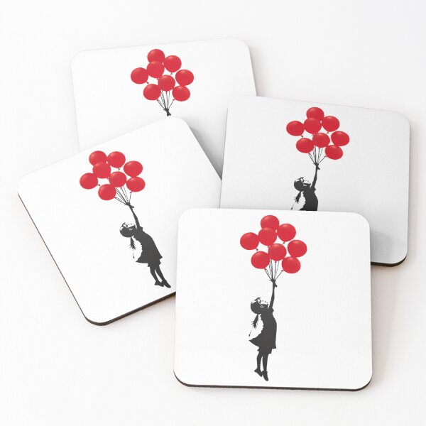 Item preview, Banksy Girl Balloon Red designed and sold by emmons-ulrike.