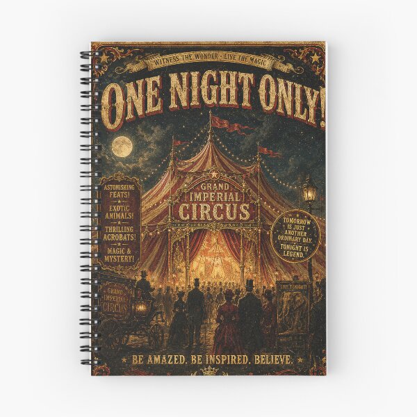 Item preview, Vintage Circus Tent Poster designed and sold by Impossible Archive.