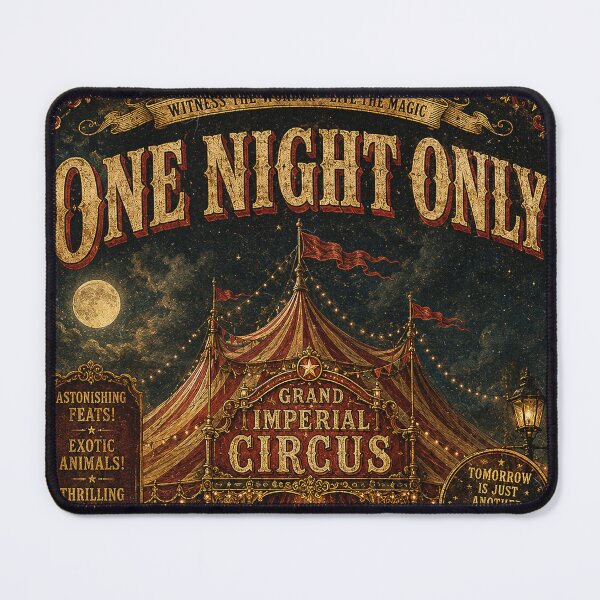Item preview, Vintage Circus Tent Poster designed and sold by Impossible Archive.