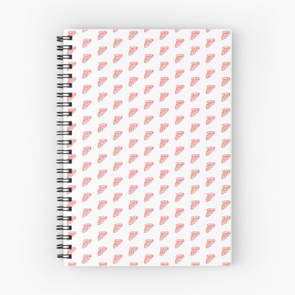 Item preview, Red Doodle Pepperoni Pizza Slice Design designed and sold by pattern-archive.