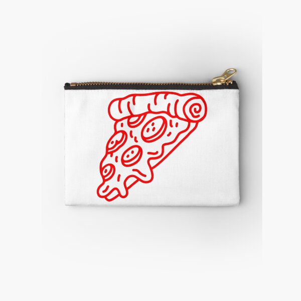Item preview, Red Doodle Pepperoni Pizza Slice Design designed and sold by pattern-archive.