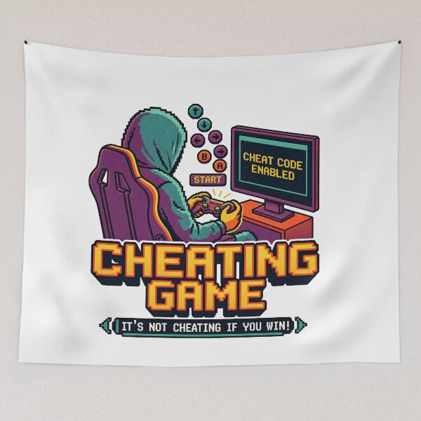 Item preview, Cheating Game Cheat Code Enabled designed and sold by tollaru.