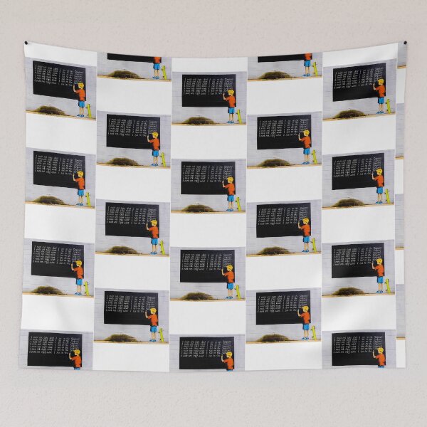 Item preview, Banksy I Must Not Copy What I See On Simpsons designed and sold by emmons-ulrike.
