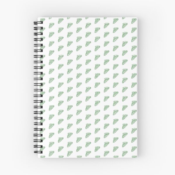 Item preview, Dark Green Doodle Pepperoni Pizza Slice Design designed and sold by pattern-archive.