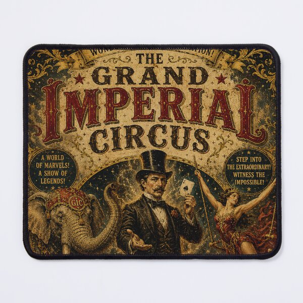 Item preview, Vintage Grand Imperial Circus Poster designed and sold by Impossible Archive.