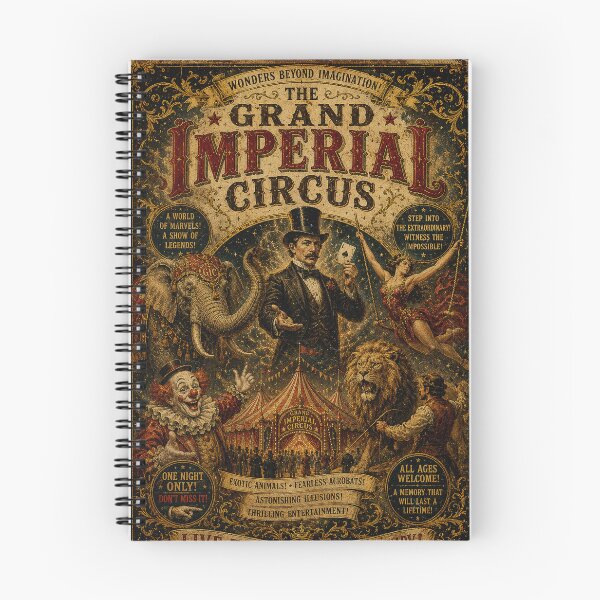 Item preview, Vintage Grand Imperial Circus Poster designed and sold by Impossible Archive.