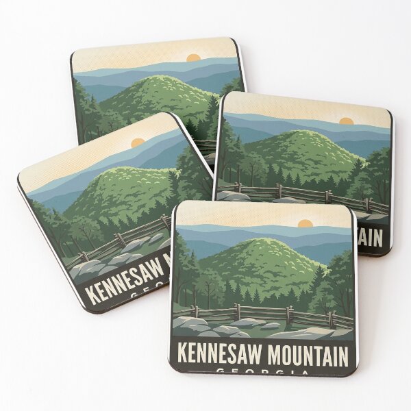 Item preview, Kennesaw Mountain Summit Overlook Badge Sticker designed and sold by DetourDgn.