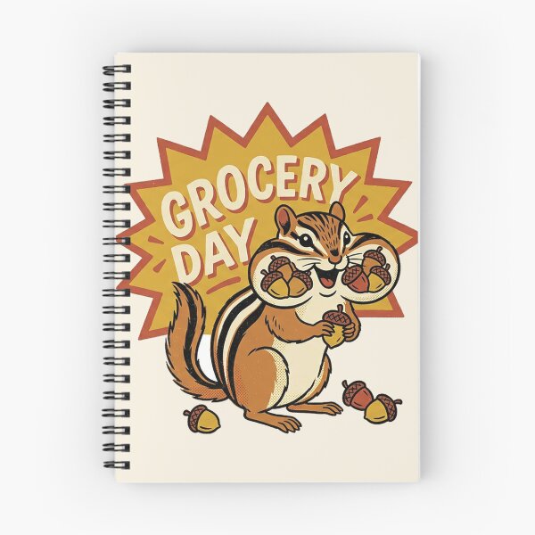 Item preview, Grocery Day Chipmunk Funny Retro Ad Art designed and sold by shifumart.