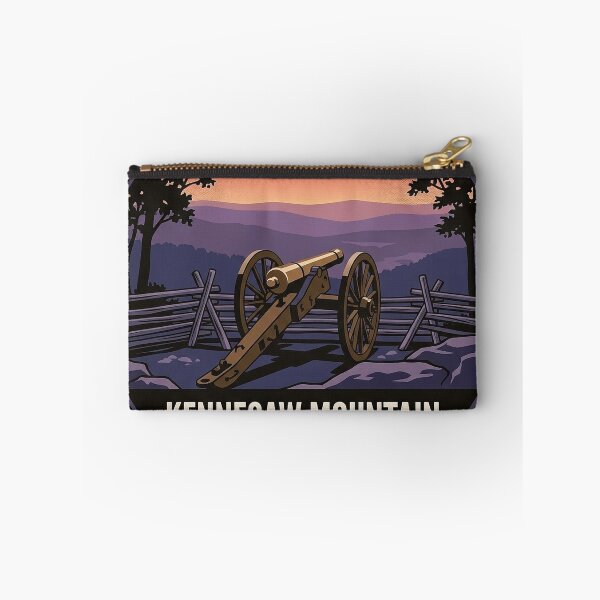 Item preview, Kennesaw Mountain Cannon Twilight Circle Badge Sticker designed and sold by DetourDgn.