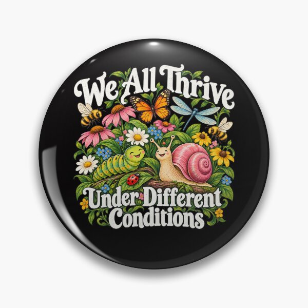 Item preview, We All Thrive Under Different Conditions Garden Illustration designed and sold by FrameFlow.