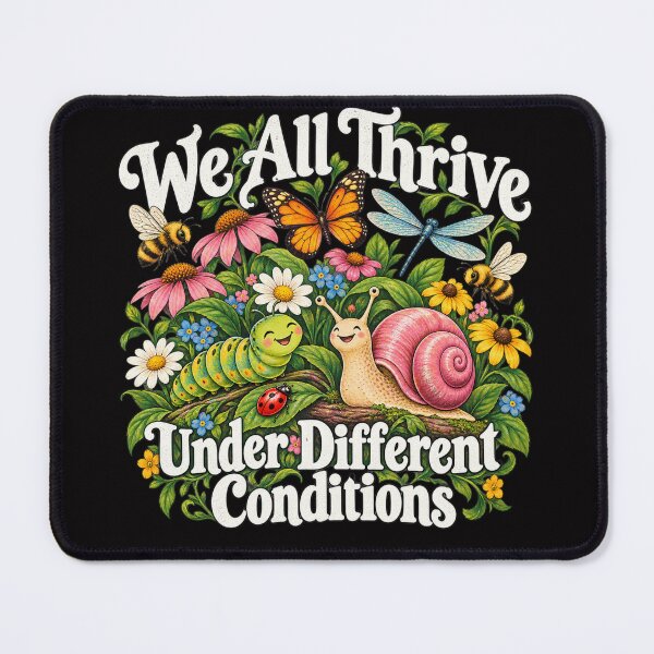Item preview, We All Thrive Under Different Conditions Garden Illustration designed and sold by FrameFlow.