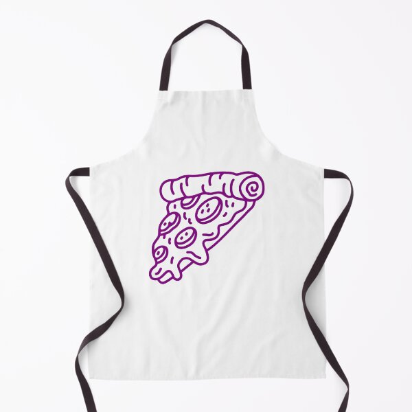 Item preview, Purple Doodle Pepperoni Pizza Slice Design designed and sold by pattern-archive.