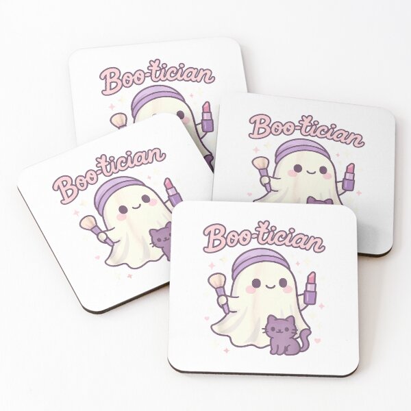Item preview, Cute Boo-tician Halloween Ghost for Makeup Artist Squad T-Shirt designed and sold by BeZTo.
