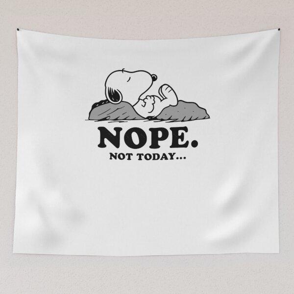 Item preview, Snoopy - Nope Not Today ... designed and sold by shanaeartists.
