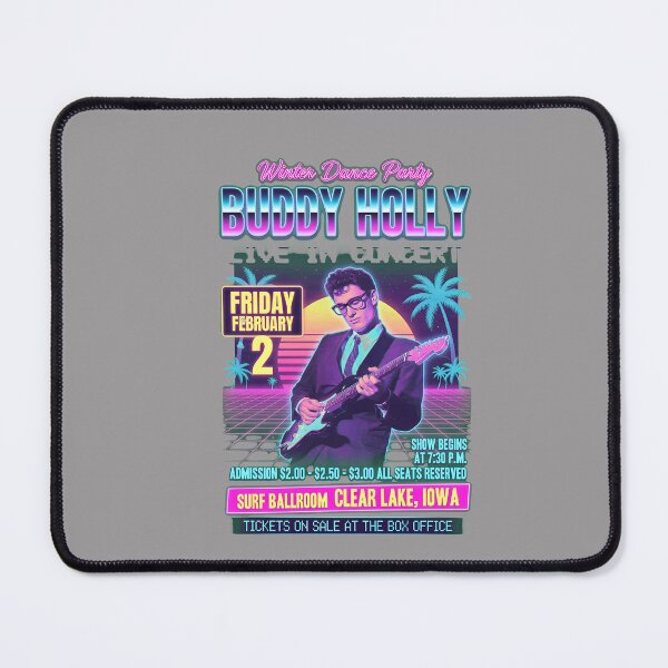 Item preview, Buddy Holly Winter Dance Party Retro Ad Design-2 designed and sold by Philippsalzman.