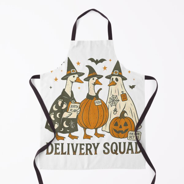 Item preview, Delivery Squad Goose Halloween L&D Nurse Spooky Midwife Fall T-Shirt designed and sold by Dreamers333.