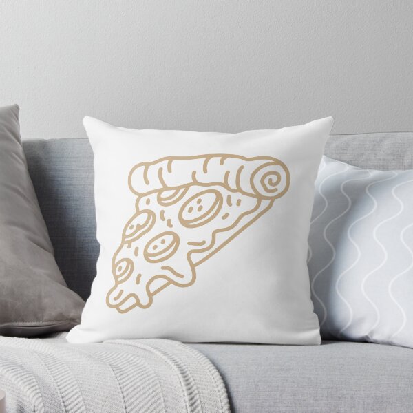 Item preview, Tan Doodle Pepperoni Pizza Slice Design designed and sold by pattern-archive.